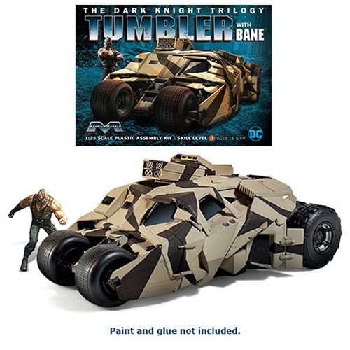 Dark Knight Armored Tumbler with Bane 1:25 Scale Model Kit